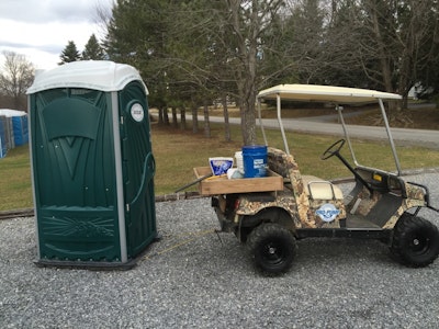 Fore! Golf Carts Find New Uses in Portable Sanitation
