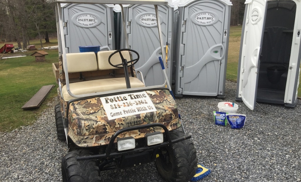 Fore! Golf Carts Find New Uses in Portable Sanitation