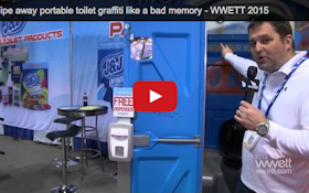 Wipe away portable toilet graffiti like a bad memory - WWETT 2015