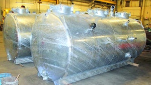 Service Truck Vacuum Tanks - LMT hot-dip galvanized vacuum tank