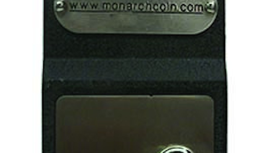 Monarch coin-operated portable restroom lock