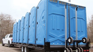 Transport Trucks/Trailers - Pik Rite portable restroom trailer