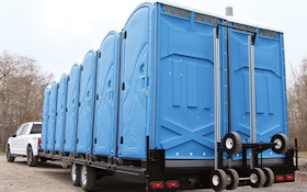 Transport Trucks/Trailers - Pik Rite portable restroom trailer