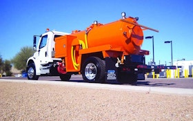 Portable Restroom Service Trucks - Southwest Products service truck
