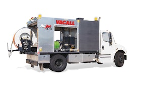 Vacall AllJet truck-mounted jetter