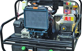 Pressure Washers and Sprayers - Water Cannon hot-water diesel-skid pressure washer